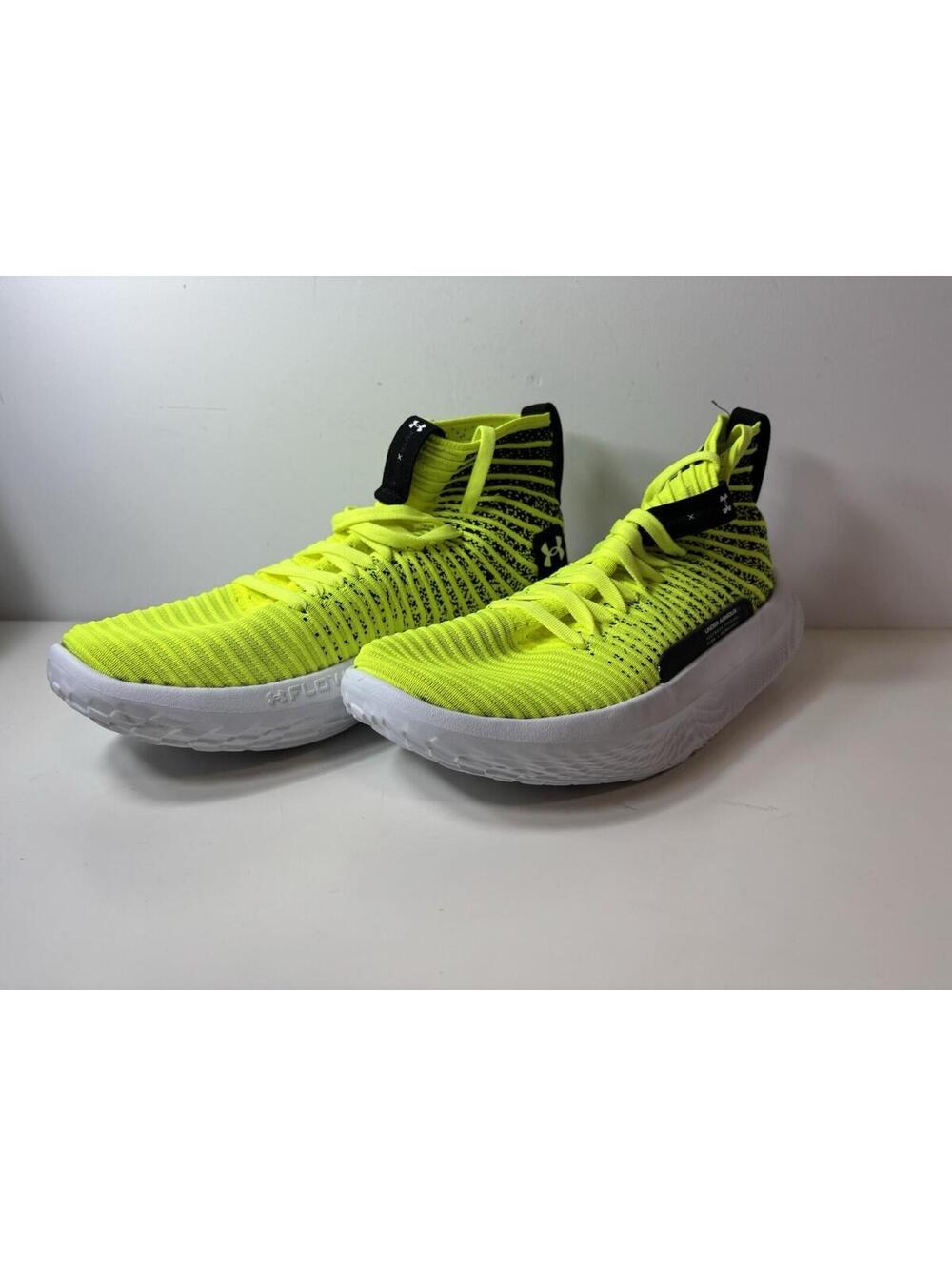 Under Armour UA Flow Futr X Elite Unisex Yellow White Mens Sz 12 3024977-300